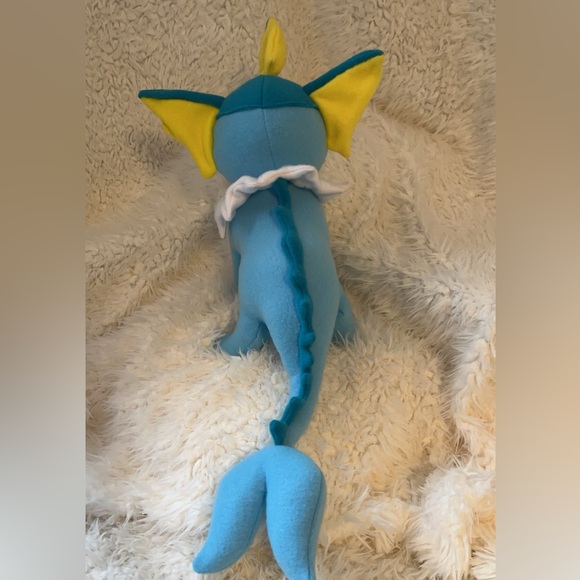Handmade vaporeon pokemon plushie - Picture 4 of 4